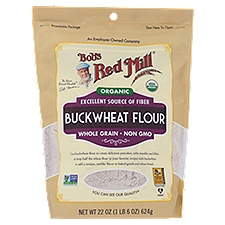 Bob's Red Mill Buckwheat Flour, Organic, 22 Ounce