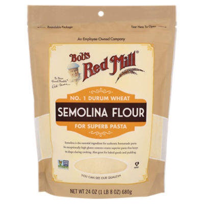 Bob's Red Mill Semolina Flour, 24 oz