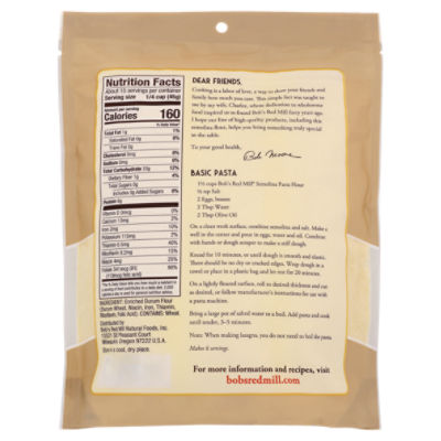 Can dogs eat on sale semolina