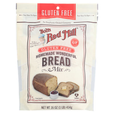Bob's Red Mill Gluten Free Homemade Wonderful Bread Mix, 16 oz