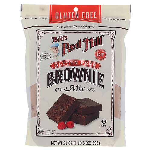 Bob's Red Mill Gluten Free Brownie Mix, 21 oz
Easy to follow instructions resulting in moist and decadent gluten free brownies no one will know are gluten free!

Tested and confirmed gluten free in our quality control laboratory.