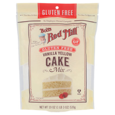 Bob's Red Mill Gluten Free Vanilla Yellow Cake Mix, 19 oz