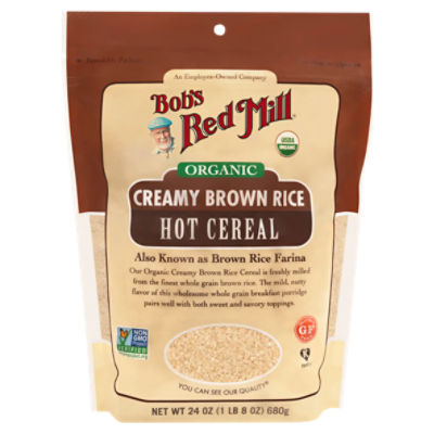 Bob's Red Mill Organic Creamy Brown Rice Hot Cereal, 24 oz - ShopRite