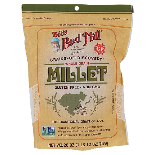 Bob's Red Mill Whole Grain Millet, 28 oz