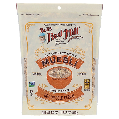 A Cold or Hot Whole Grain Cereal. Free of preservatives and chemical additives.