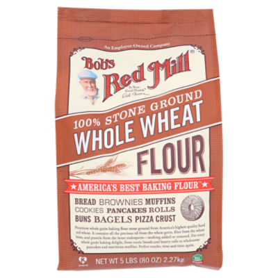 Bob's Red Mill Whole Wheat Flour, 5 lbs