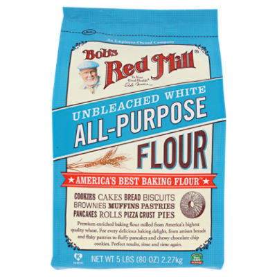 Bob's Red Mill Unbleached White All Purpose Flour, 5 lbs