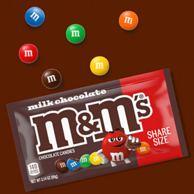 M&M's Milk Chocolate Candies Share Size, 3.14 oz - The Fresh Grocer