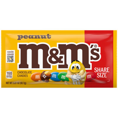 M&M's - Peanut Milk Chocolate Candies, Sharing Bag