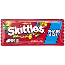 SKITTLES Original Fruity Candy, 4.0 oz. Bag