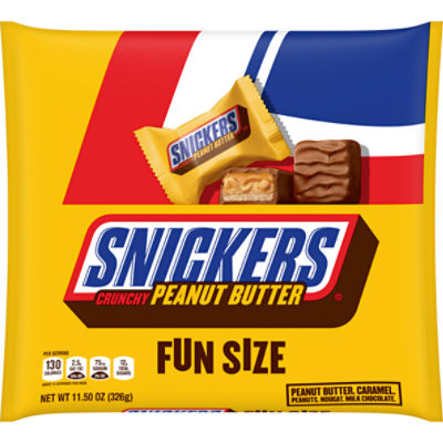SNICKERS Crunchy Peanut Butter Fun Size Candy