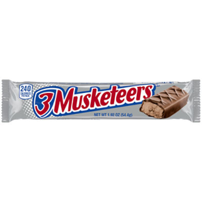 3 MUSKETEERS Full Size Candy Milk Chocolate Bar