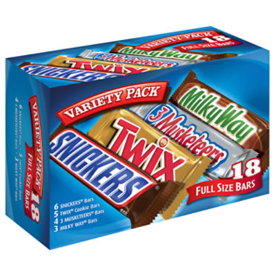 SNICKERS TWIX & More Assorted Chocolate Candy Bars