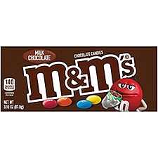 M&M'S Milk Chocolate Candy Movie Theater, 3.1 Ounce