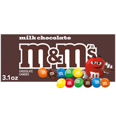 M&M's Milk Chocolate Candies, 3.10 oz