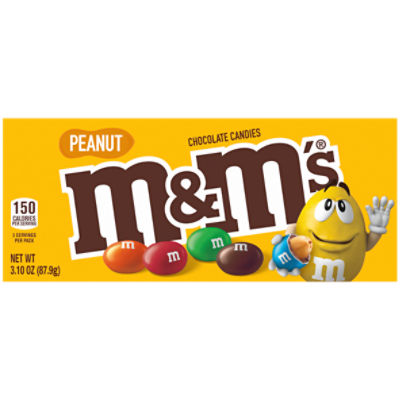 M&M'S Peanut Milk Chocolate Candy Theater Box