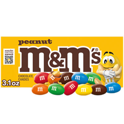 M&M'S Peanut Milk Chocolate Candy Theater Box