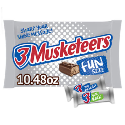 3 MUSKETEERS Fun Size Chocolate Candy Bars, 10.48 Ounce