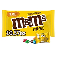 M&M'S Fun Size Peanut Chocolate Candy, 10.57 Oz, 10.57 Ounce