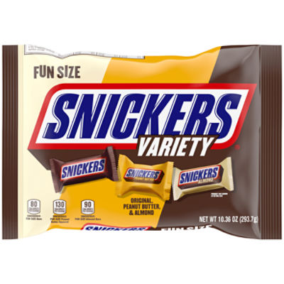 SNICKERS Fun Size Chocolate Candy Bars Bulk Bag