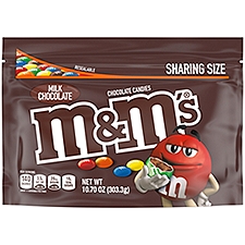 M&M'S Milk Chocolate Candy Sharing Size, 10.7 Oz