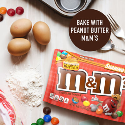 M&M's Peanut Butter Milk Chocolate Candy, Sharing Size - 9.6 oz