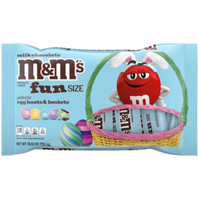 M&M's Milk Chocolate Candies Fun Size, 10.53 oz