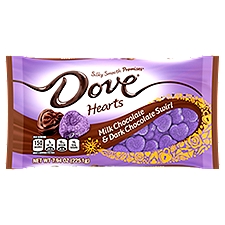 DOVE PROMISES Valentines Day Milk & Dark Swirl Chocolate
