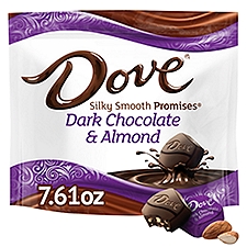 DOVE PROMISES Dark Chocolate Almond Candy, 7.61 Oz