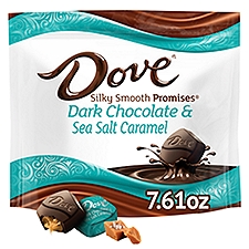 Dove Promises Silky Smooth, Dark Chocolate & Sea Salt Caramel, 7.61 Ounce