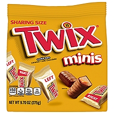TWIX Caramel Minis Size Chocolate Cookie Candy Bar, 9.7 Ounce