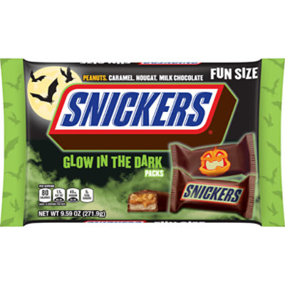 SNICKERS Glow In The Dark Fun Size Halloween Candy