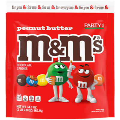 M&M's Peanut Butter Milk Chocolate Candy Family Size