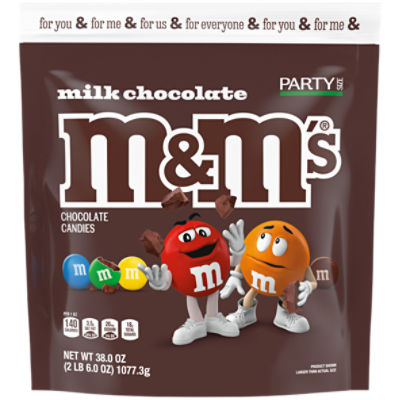  2 lbs Blue & White M&Ms Milk Chocolate Candy : Grocery &  Gourmet Food