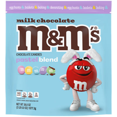 M&M'S Pastel Blend Milk Chocolate Candies, 38.0 oz