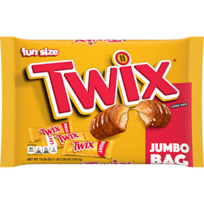 TWIX Fun Size Caramel Chocolate Cookie Candy Bars