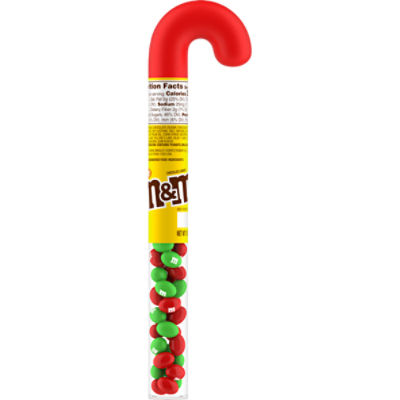 M&M'S Peanut Milk Chocolate Christmas Candy Cane