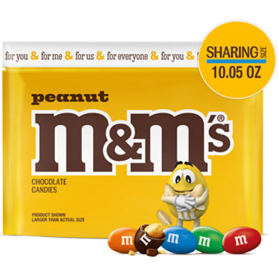 M&M's Peanut Chocolate Candies Sharing Size, 10.05 oz