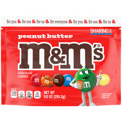 M&M'S Peanut Butter Milk Chocolate Candy Bag , 9 Ounce