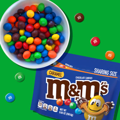 256.6g Bag Caramel Flavour M&Ms MNMs m and ms American