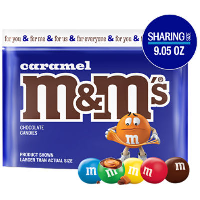 M&M's Caramel Chocolate Candies Sharing Size, 9.05 oz