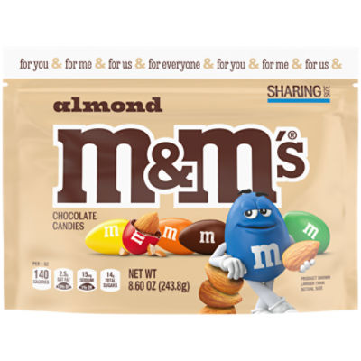 M&M'S Almond Milk Chocolate Candy Bag 