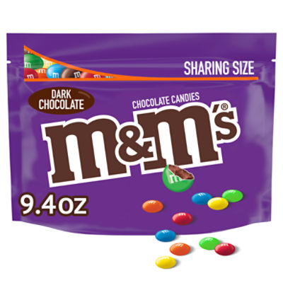 M&M'S Dark Chocolate Candy Resealable Bag