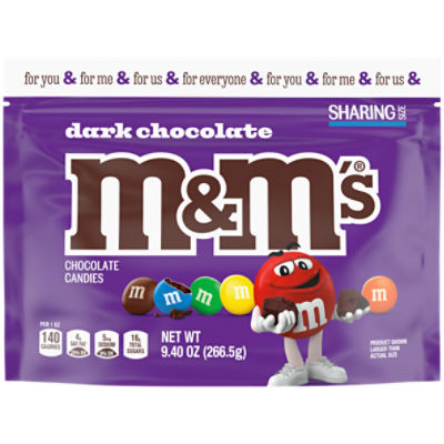 M&M's Dark Chocolate Candies Sharing Size, 9.40 oz - The Fresh Grocer