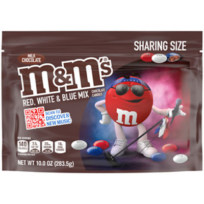 M&M'S Milk Chocolate Red White & Blue Summer Candy