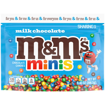 M&M'S Peanut Chocolate Snack Mix Sweet & Salty Sharing Size 7.7 Ounce Pouch, Packaged Candy