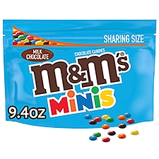 M&M'S Minis Milk Chocolate Candy Resealable Bag , 9.4 Ounce