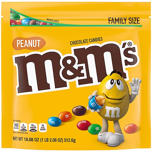 M&M'S Peanut Milk Chocolate Candy
