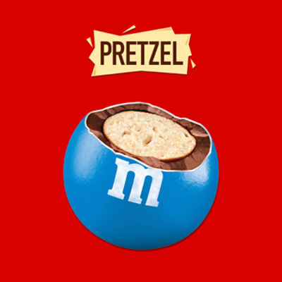 M&M'S Pretzel Milk Chocolate Candy, Sharing Size, 8 oz Bag, Chocolate
