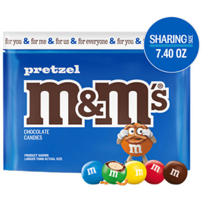 M&M's Pretzel Chocolate Candies Sharing Size, 7.40 oz
